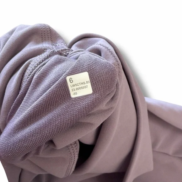 lululemon Align Super High Rise SHR Pant Leggings 28” Purple Ash PPAS size 6 NWT - Picture 9 of 9